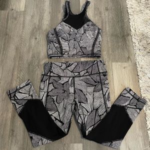 Lulu Lemon matching workout set